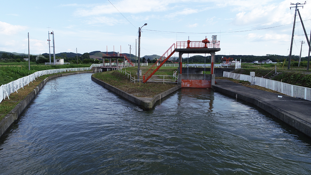 北海幹線-幾春別放余水工 北海幹線-幾春別放余水工