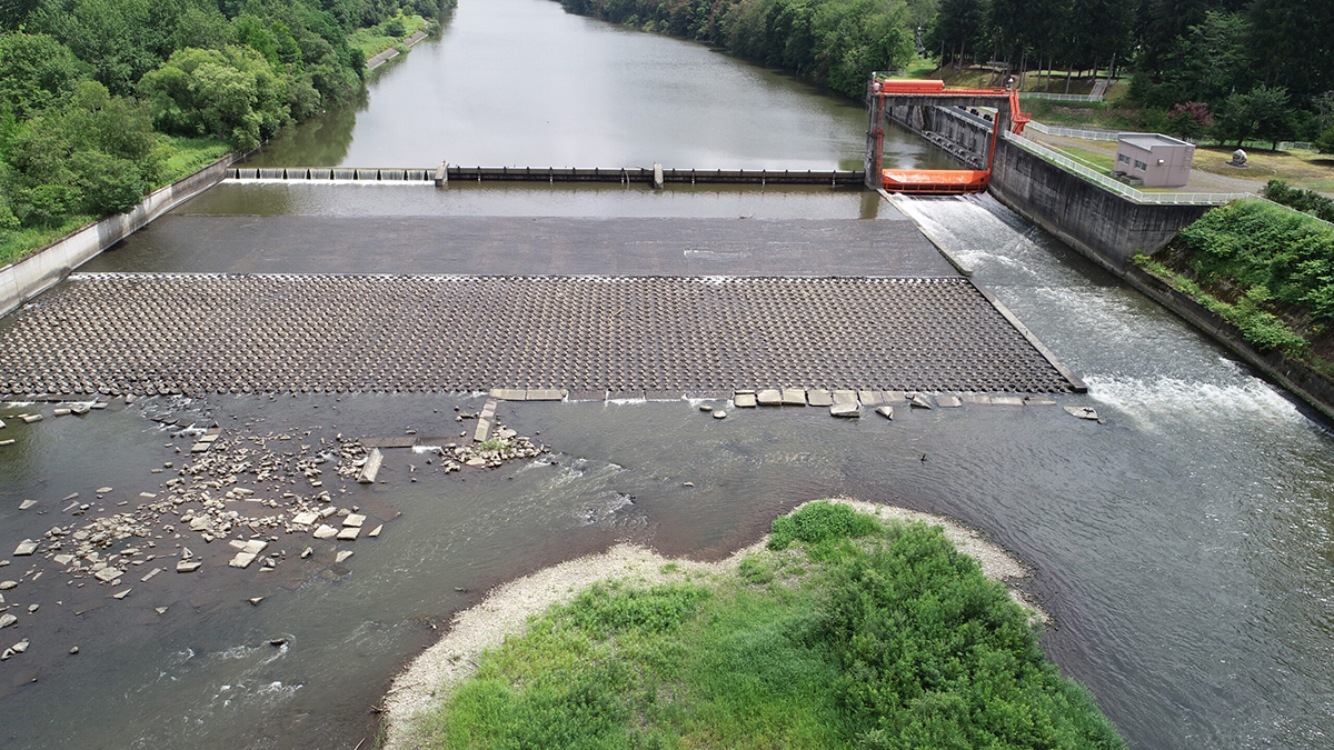 北海頭首工 北海頭首工